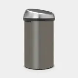 Мусорное ведро Brabantia Touch Bin 60 л платиновое — фото 2