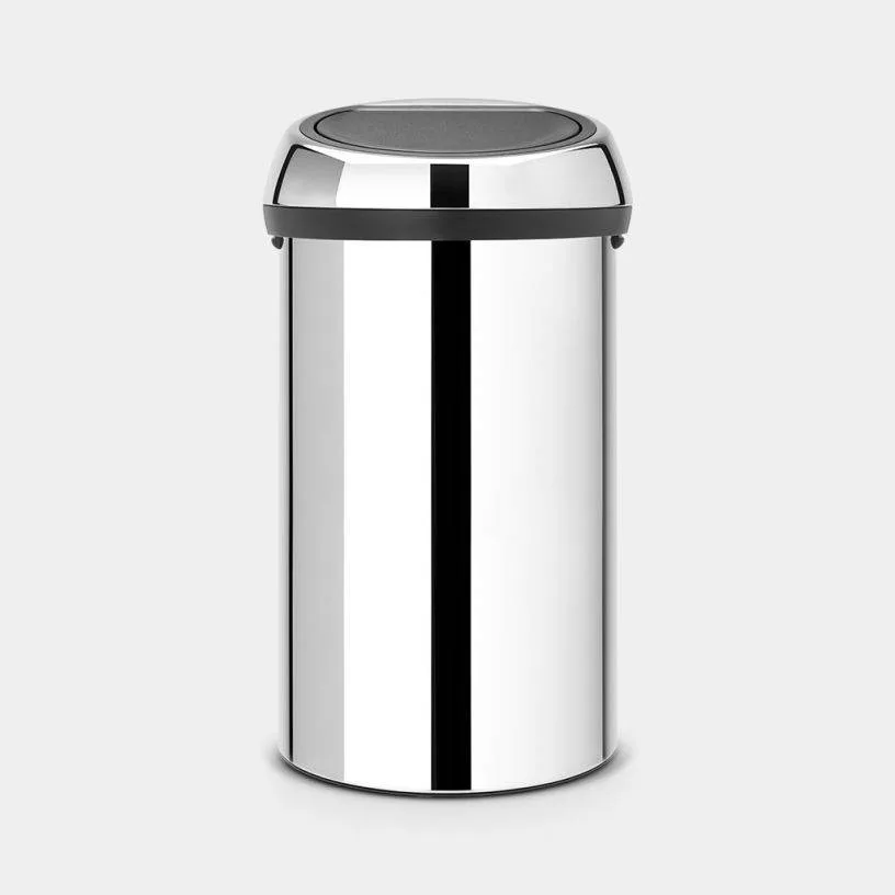 Мусорное ведро Brabantia Touch Bin 60 л матовая сталь