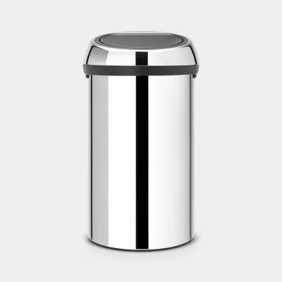 Мусорное ведро Brabantia Touch Bin 60 л матовая сталь