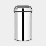 Мусорное ведро Brabantia Touch Bin 60 л матовая сталь — фото 1