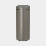 Мусорное ведро Brabantia Bo Touch Bin New 30 л платиновое — фото 1