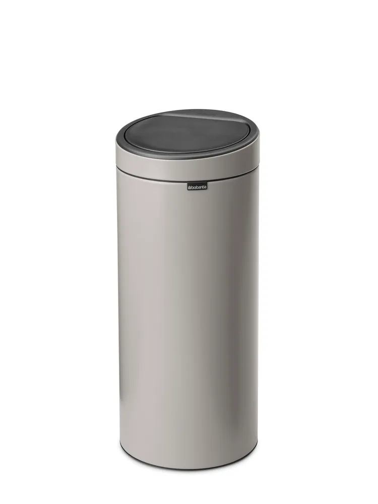Мусорное ведро Brabantia Bo Touch Bin New 30 л Soft Grey серое