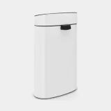 Мусорное ведро Brabantia Touch Bin New 40 л белое — фото 2