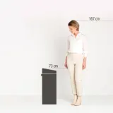 Мусорное ведро Brabantia Touch Bin New 40 л белое — фото 5