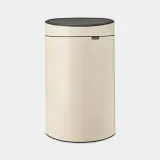 Мусорное ведро Brabantia Touch Bin New 40 л Soft Beige бежевое — фото 1