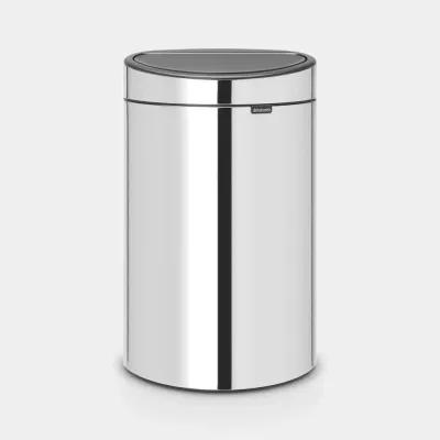 Мусорное ведро Brabantia Touch Bin New 40 л блестящая сталь