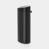 Мусорное ведро Brabantia Touch Bin New 40 л чёрное матовое — фото 2