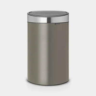 Мусорное ведро Brabantia Touch Bin New 40 л платиновое