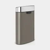 Мусорное ведро Brabantia Touch Bin New 40 л платиновое — фото 2
