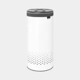 Корзина для белья Brabantia 35 л, белая, с хлопковым мешком — фото 4