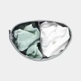 Корзина для сортировки белья Brabantia Selector 55 л, две камеры, белая — фото 2