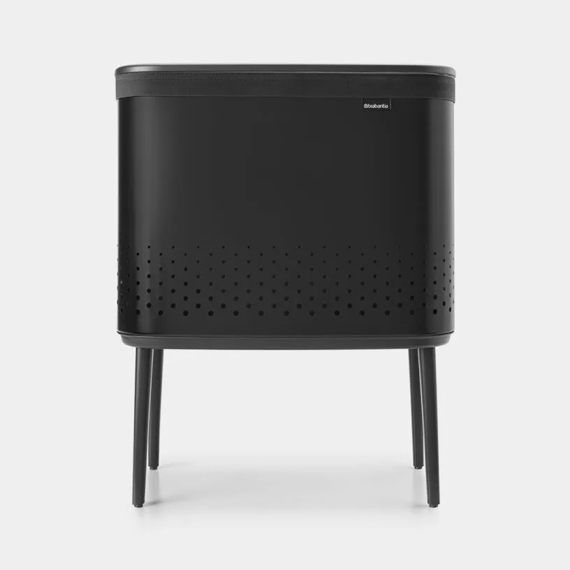 Корзина для белья Brabantia Bo 60 л, на ножках, чёрная
