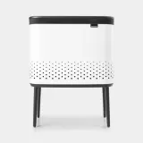 Корзина для белья Brabantia Bo 60 л, на ножках, белая — фото 1