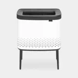 Корзина для белья Brabantia Bo 60 л, на ножках, белая — фото 2