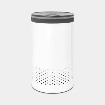 Корзина для белья Brabantia 60 л, белая, с хлопковым мешком
