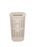 Корзина для белья Brabantia Collect-It 55 л, с крышкой, пластик, бежевая — фото 1