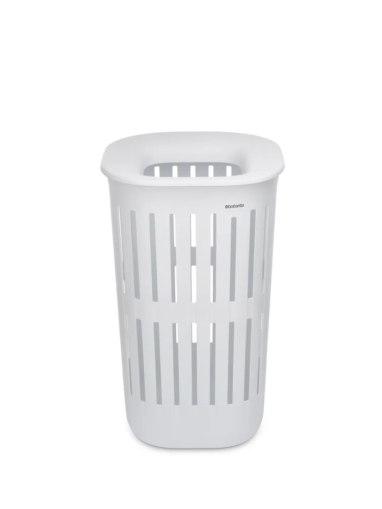Корзина для белья Brabantia Collect-It 55 л, с крышкой, пластик, белая