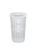 Корзина для белья Brabantia Collect-It 55 л, с крышкой, пластик, белая — фото 1