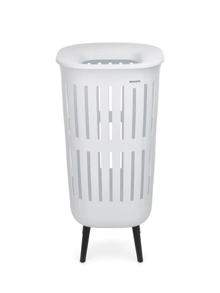 Высокая корзина для белья Brabantia Collect-It 55 л, с крышкой, белая