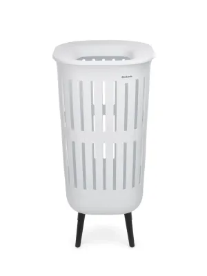 Высокая корзина для белья Brabantia Collect-It 55 л, с крышкой, белая