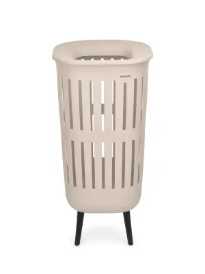 Высокая корзина для белья Brabantia Collect-It 55 л, с крышкой, пластик, бежевая
