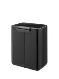 Мусорное ведро с педалью Brabantia Bo 12 л, стальное, чёрное — фото 5