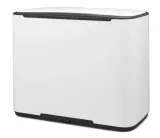 Мусорное ведро с педалью Brabantia Bo 11+23 л двухкамерное белое — фото 3