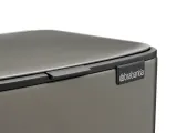 Мусорное ведро с педалью Brabantia Bo 12 л платиновое — фото 4
