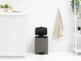 Мусорное ведро с педалью Brabantia Bo 12 л платиновое — фото 7
