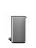 Мусорное ведро с педалью Brabantia Bo 12 л матовая сталь Fingerprint Proof — фото 4