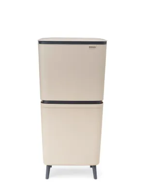 Мусорное ведро для сортировки Brabantia SortUp Hi 25+10+10 л Soft Beige