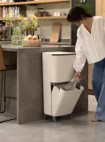 Мусорное ведро для сортировки Brabantia SortUp Hi 25+10+10 л Soft Beige — фото 3