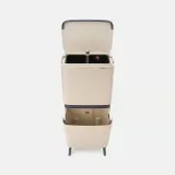 Мусорное ведро для сортировки Brabantia SortUp Hi 25+10+10 л Soft Beige — фото 4