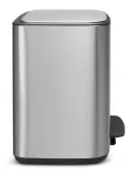 Педальное мусорное ведро Brabantia Bo 36 л, одна секция, матовая сталь FPP, серебристый — фото 2