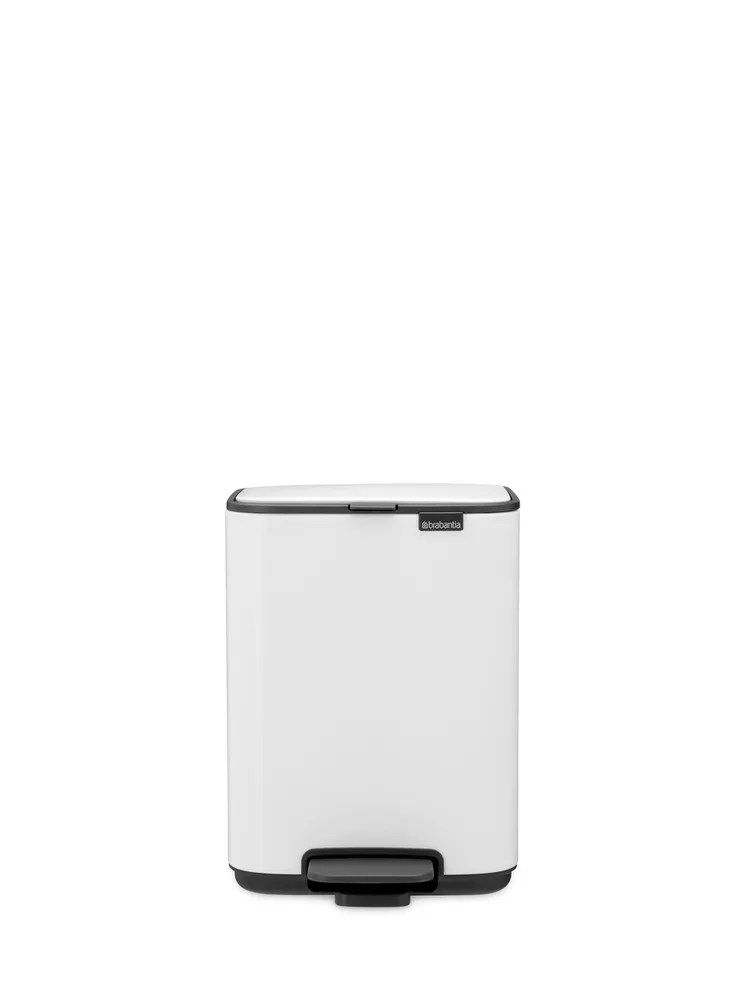 Мусорное ведро с педалью Brabantia Bo 4 л белое