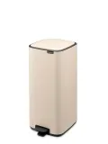 Педальное мусорное ведро Brabantia Bo 30 л, прямоугольное, сталь, Soft Beige — фото 2