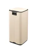 Педальное мусорное ведро Brabantia Bo 30 л, прямоугольное, сталь, Soft Beige — фото 4