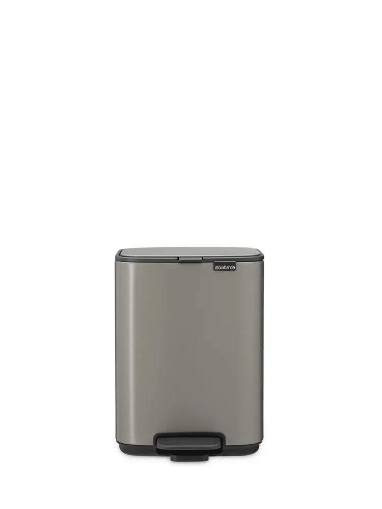 Мусорное ведро с педалью Brabantia Bo 4 л платиновое