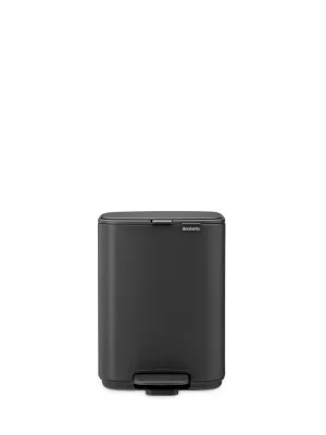 Мусорное ведро с педалью Brabantia Bo 4 л Mineral Infinite Grey