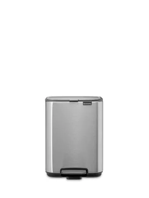 Мусорное ведро с педалью Brabantia Bo 4 л матовая сталь Fingerprint Proof