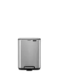 Мусорное ведро с педалью Brabantia Bo 4 л матовая сталь Fingerprint Proof — фото 1