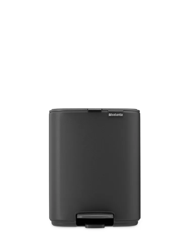 Мусорное ведро с педалью Brabantia Bo 7 л Mineral Infinite Grey