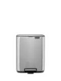 Мусорное ведро с педалью Brabantia Bo 7 л матовая сталь Fingerprint Proof — фото 1