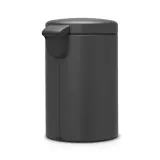 Педальное мусорное ведро Brabantia NewIcon 12 л, Mineral Infinite Grey, серый — фото 3