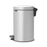 Педальное мусорное ведро Brabantia NewIcon 12 л, металлик серый — фото 2