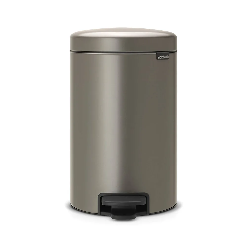 Мусорное ведро с педалью Brabantia NewIcon 12 л, сталь, полипропилен