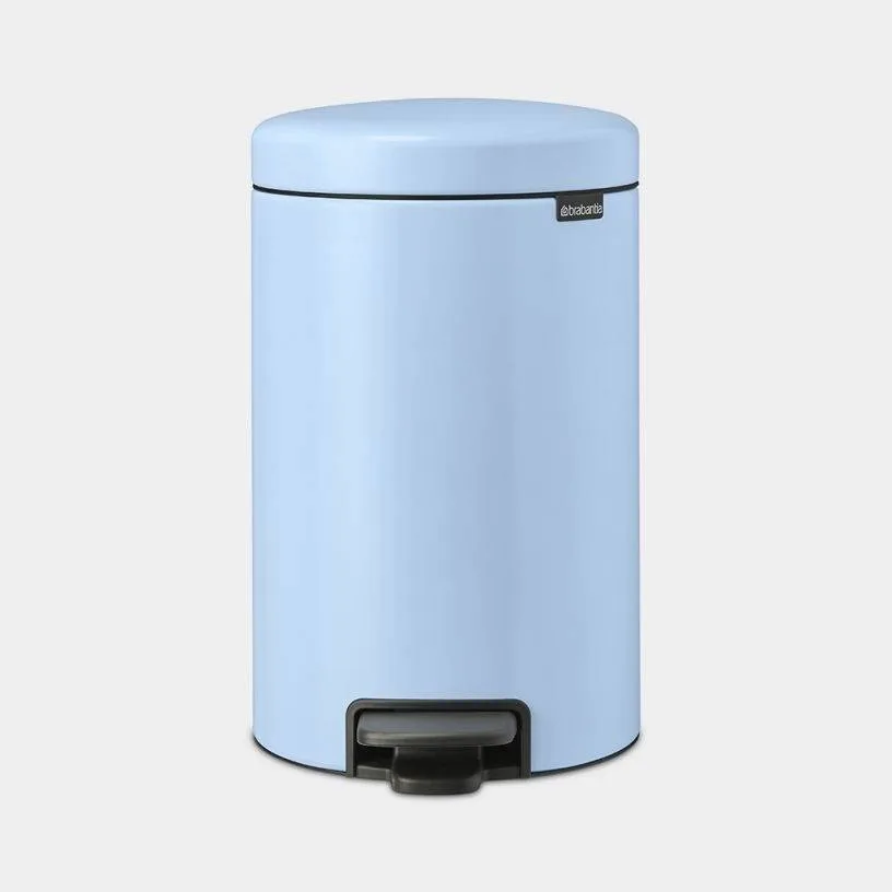 Педальное мусорное ведро Brabantia NewIcon 12 л, Dreamy Blue, синий