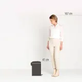Педальное мусорное ведро Brabantia NewIcon 12 л, Dreamy Blue, синий — фото 5