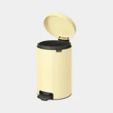 Педальное мусорное ведро Brabantia NewIcon 12 л, Mellow Yellow, жёлтый — фото 4