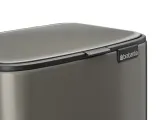 Мусорное ведро с педалью Brabantia Bo 7 л платиновое — фото 4